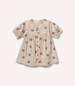 Crinkle Button Dress - obrazek 5
