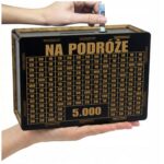 Skarbonka na podróże 5000 zł – czarna