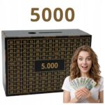 Skarbonka bez napisu 5000 zł – czarna