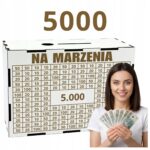 Biała skarbonka na marzenia – cel 5000 zł