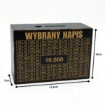 Skarbonka „Na głupoty” 10 000 zł – czarna - obrazek 4