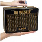 Skarbonka na wesele 5000 zł – czarna