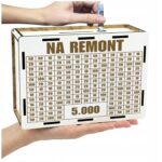 Skarbonka na remont 5000 zł – biała