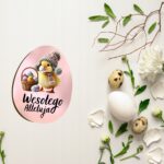Magnes wielkanocny „Wesołego Alleluja” – kurczaczek - obrazek 3