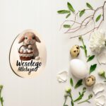 Magnes wielkanocny „Wesołego Alleluja” – zajączek - obrazek 2