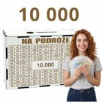 Skarbonka na podróże 10 000 zł – biała