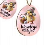 Zawieszka wielkanocna „Wesołego Alleluja” – kurczaczek