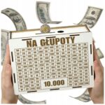 Skarbonka „Na głupoty” 10 000 zł na prezent – biała